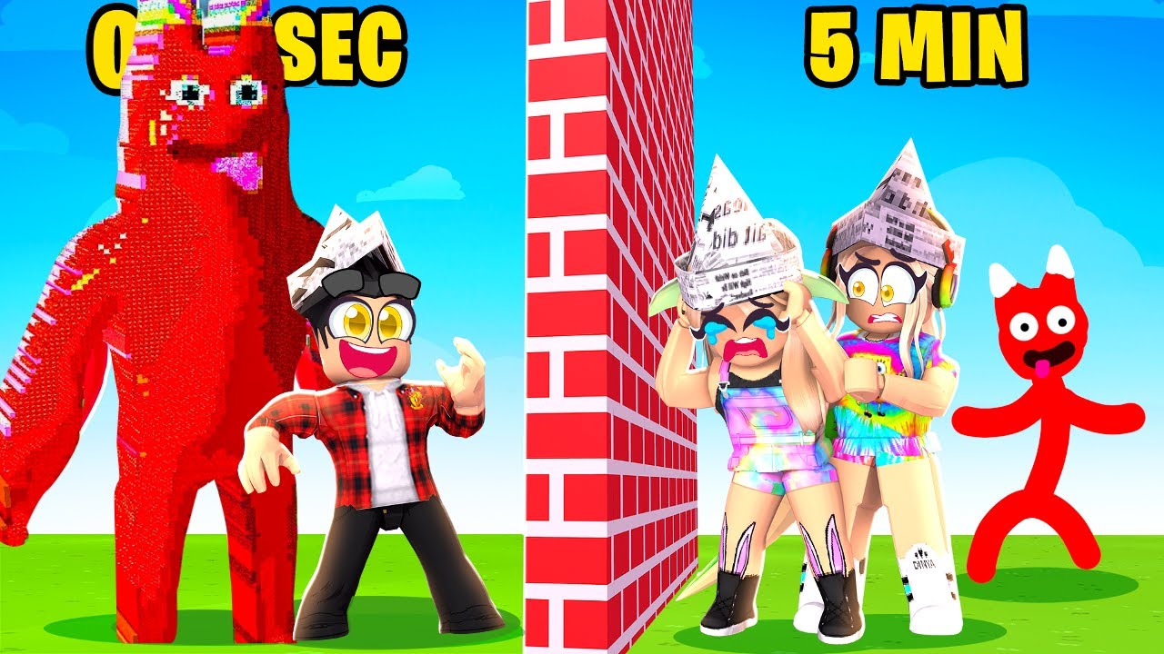 TROLLEI MINHAS IRMÃS com BANBAN GIGANTE PRONTO no CONSTRUA UM BARCO ROBLOX !  #soporcausa