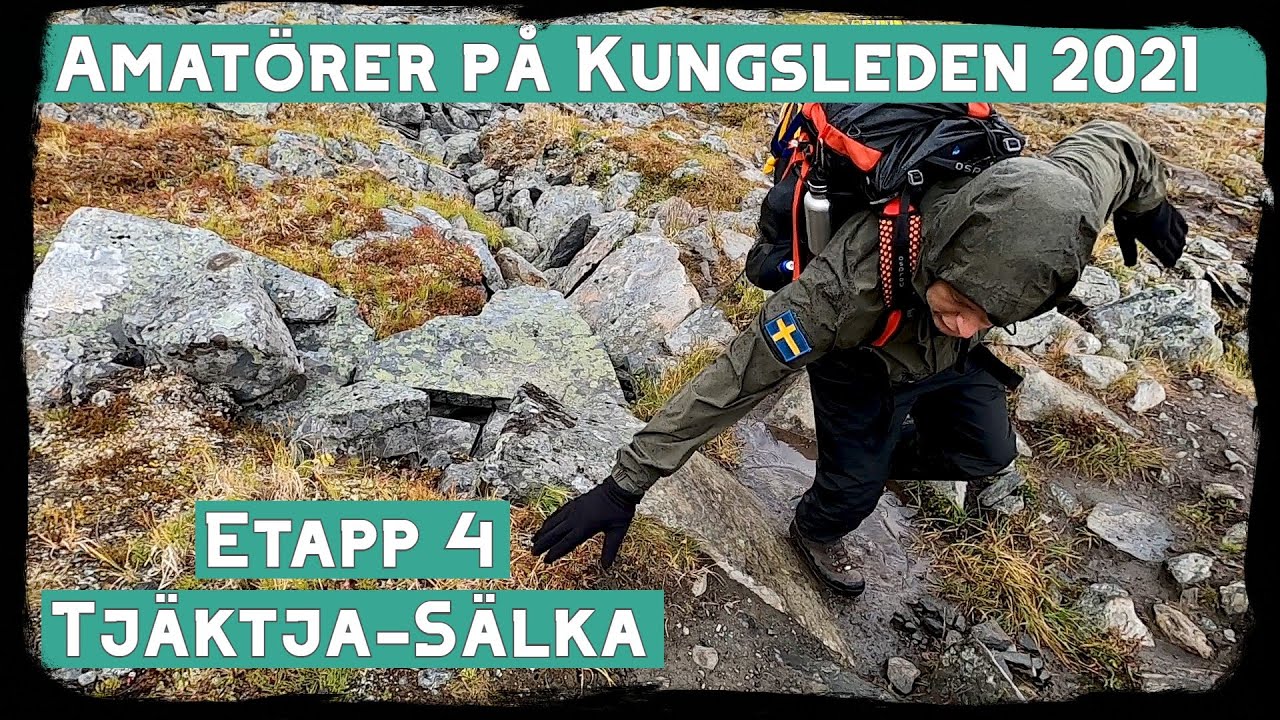 Vandring på Kungsleden: Abisko-Nikkaluokta - Etapp 4 Tjäktja-Sälka