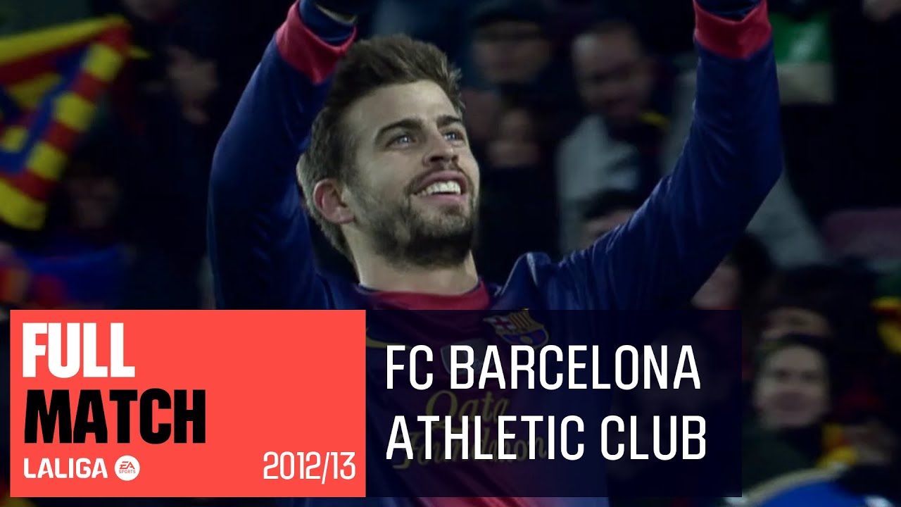 FC Barcelona - Athletic Club (5-1) 2012/2013 PARTIDO COMPLETO