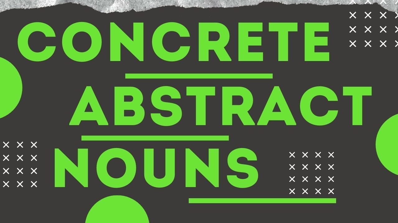 Concrete nouns & abstract nouns | what is noun | hindi | the grammar game