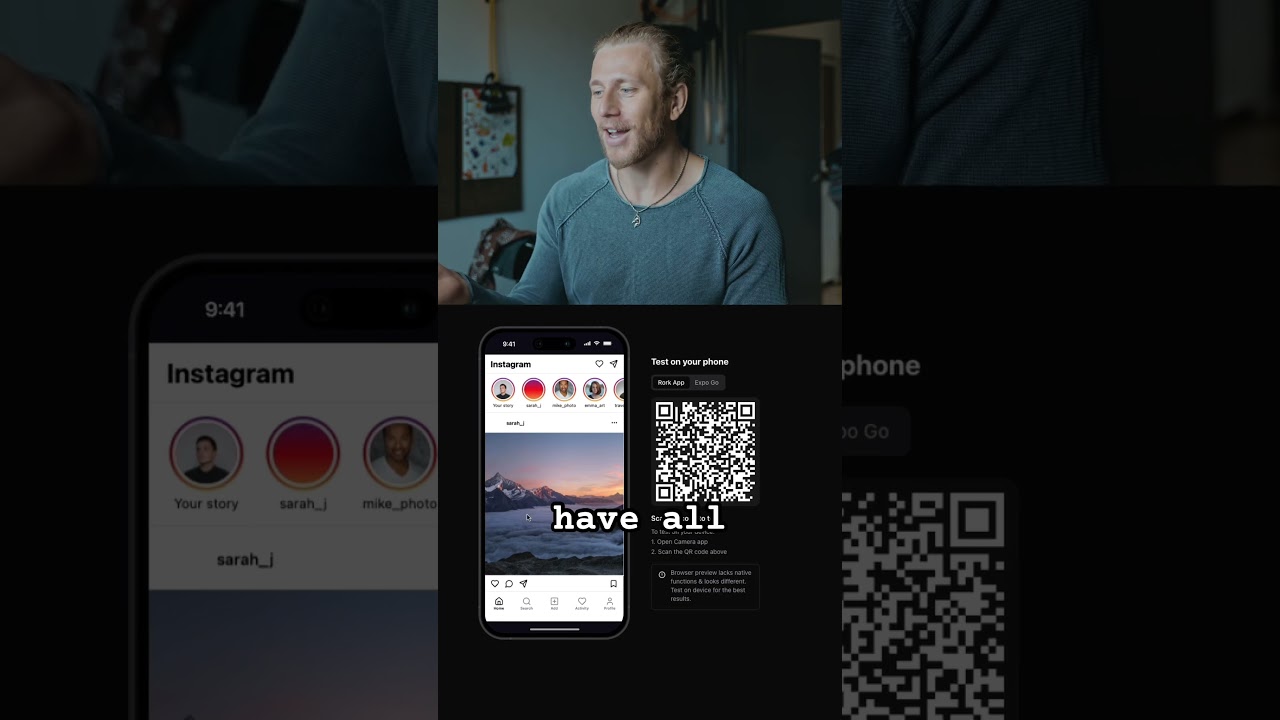Building instagram in 2 minutes