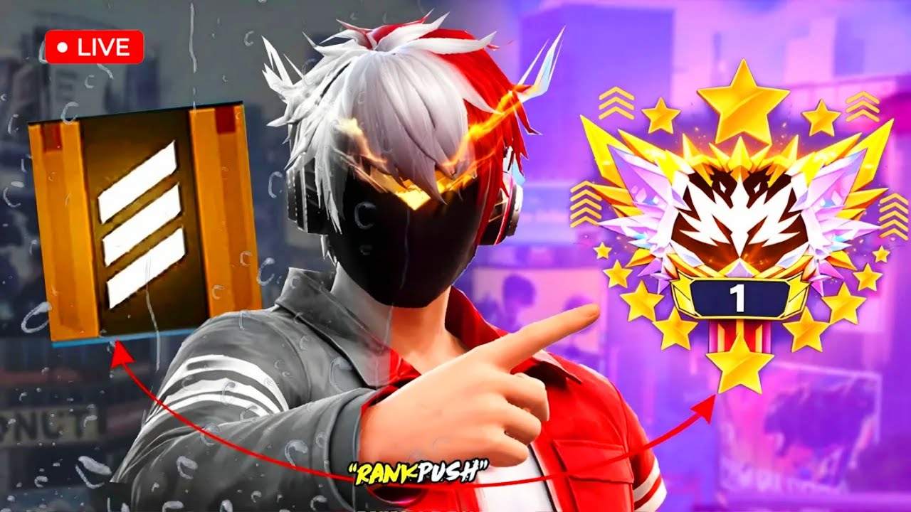 🔴[Live Free Fire New Rank Season Rank Push Live !!