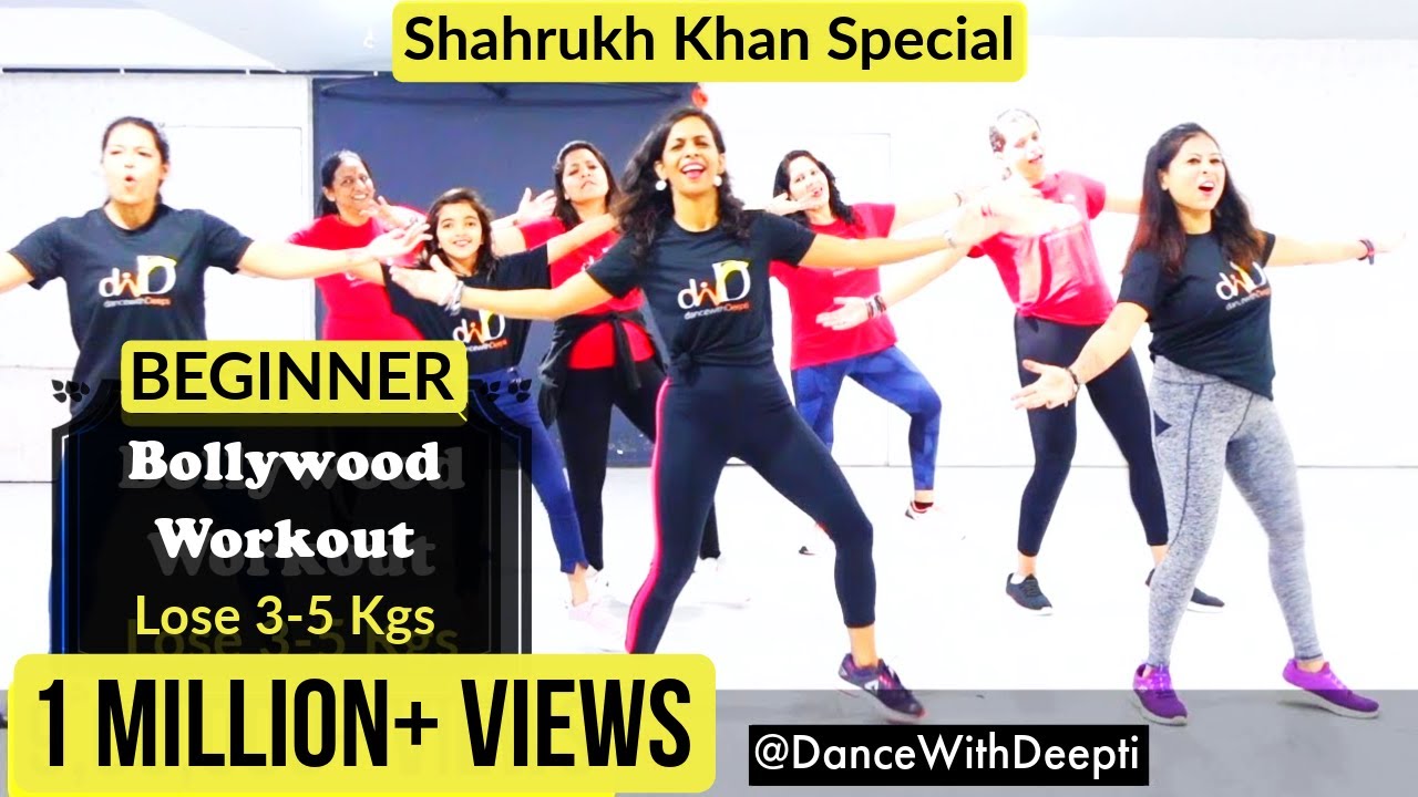 DWD#99 | 30mins Daily - Beginner Bollywood Dance Workout | Shahrukh Special | Lose weight 3-5kgs