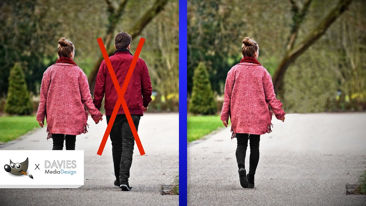 How to Erase Your Ex From a Photo Using GIMP