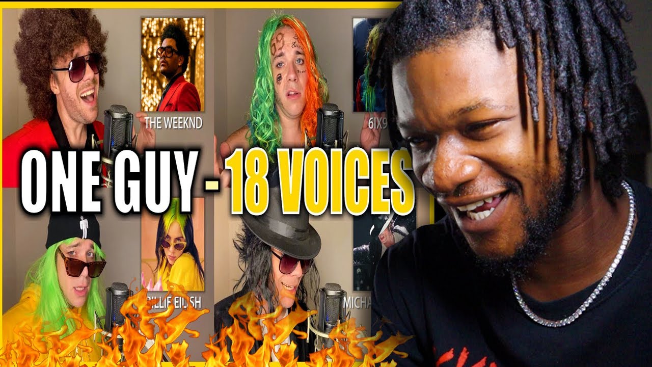 ONE GUY, 18 VOICES! (Post Malone, Britney Spears, Harry Styles & MORE) REACTION