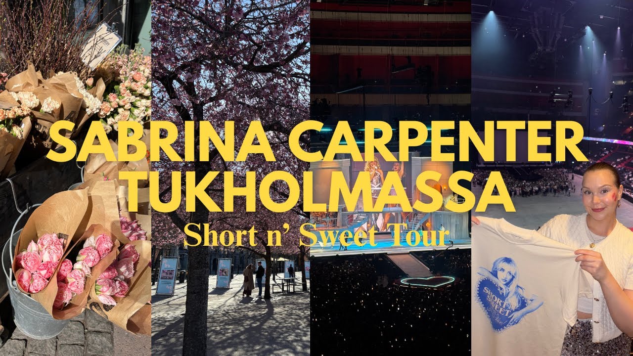 SABRINA CARPENTERIN KEIKKA TUKHOLMASSA