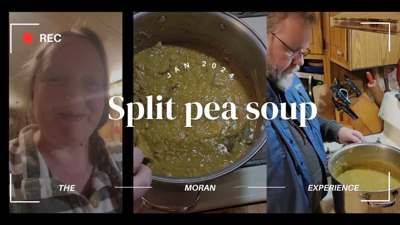 Split Pea Soup During A Blizzard | Homemade Split Pea Soup