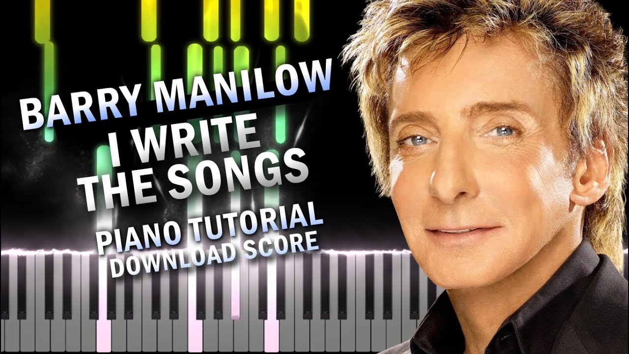 Barry Manilow - I Write The Songs | Piano Synthesia