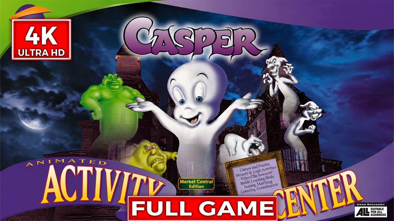 Casper Animated Activity Center Przejście Gry 4K UHD Longplay