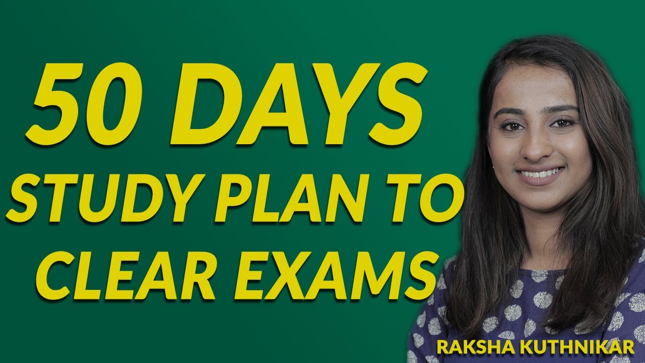 50 DAYS STUDY PLAN TO CLEAR CS EXAMS : CSEET, CS Executive, CS Professional and CS Foundation