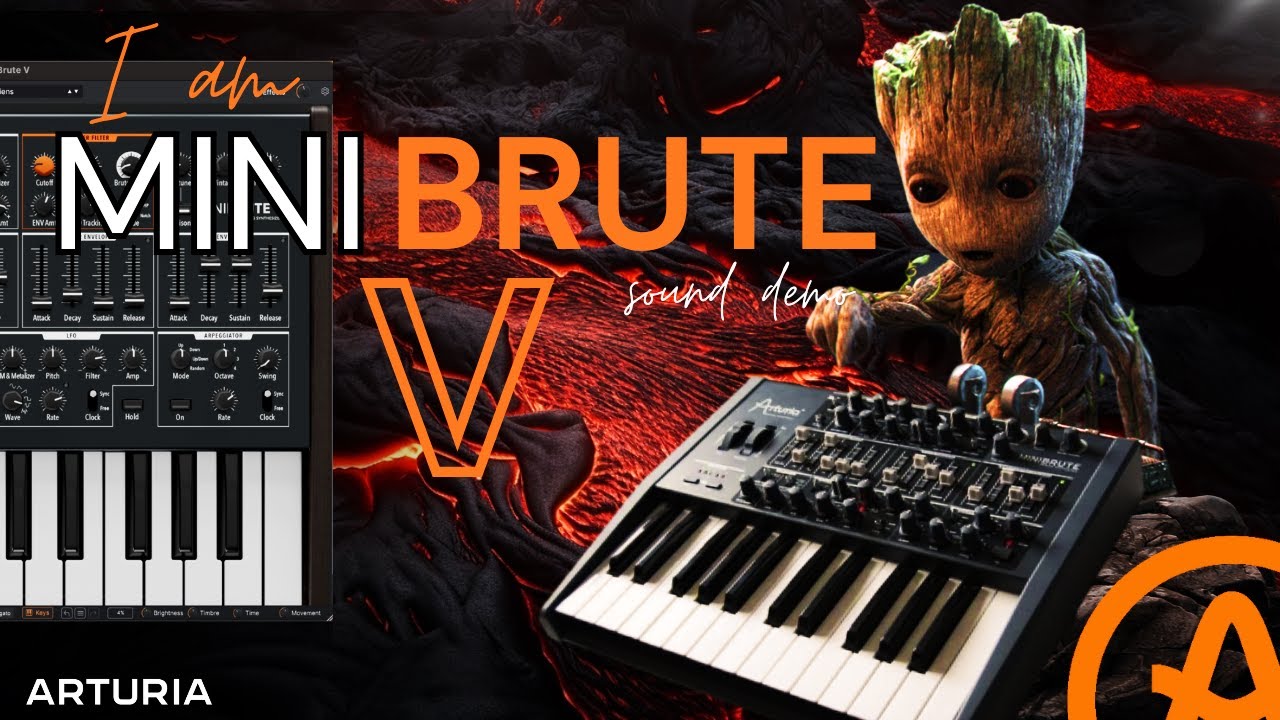 MINIBRUTE V - The Evolution of Brute !!! Sounds Demo 