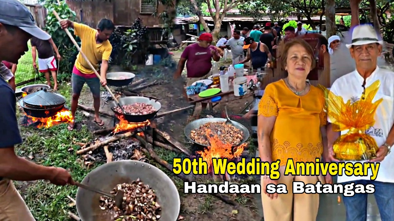 50th wedding anniversary  mga Lutong Probinsya | Handaan sa Batangas  | Kuya Bitoy & Ate  Paz
