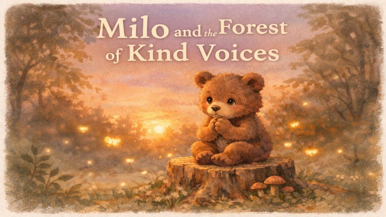 Good Night Stories for Kids | ✨ The Forest of Kind Voices - Milo ✨ | Bedtime Tales for Children