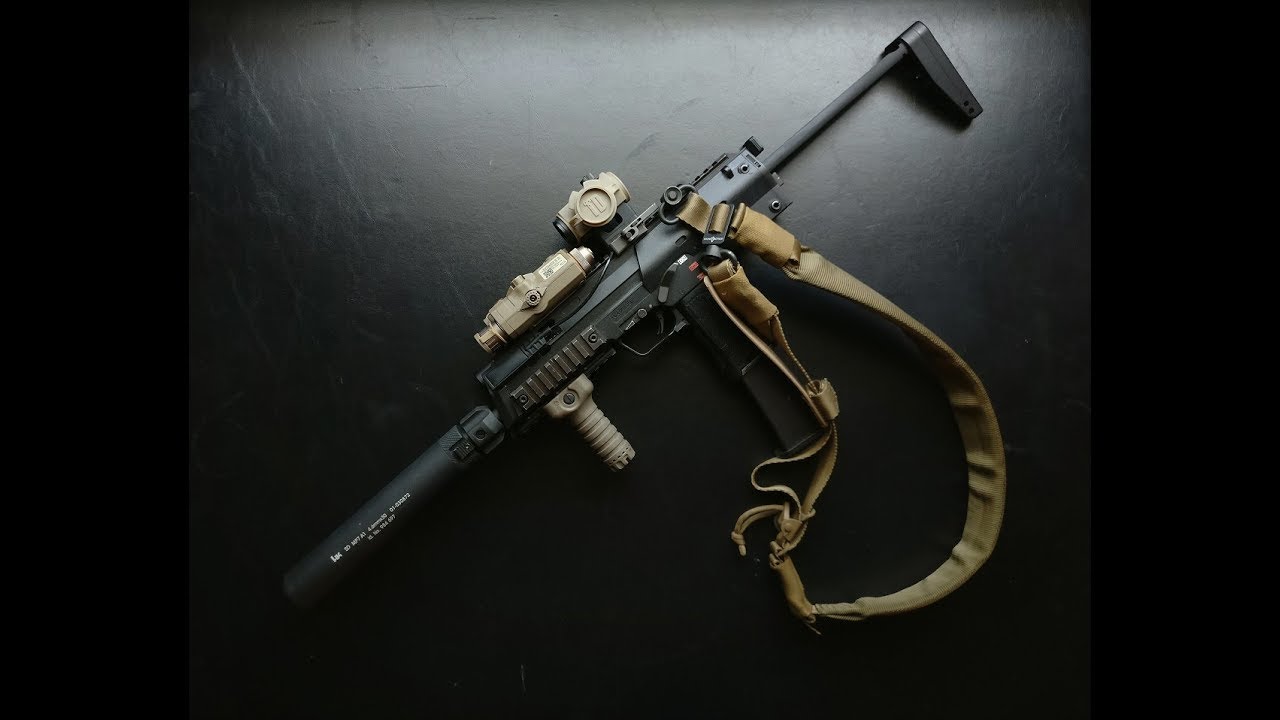 Завершенная сборка страйкбольного MP7