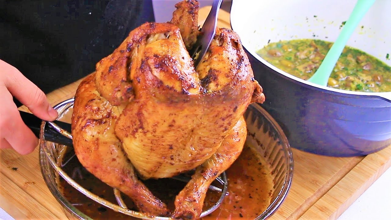 دجاج مشوي مثل المطاعم مع سر لذة الصلصة المرافقة | Poulet rôti