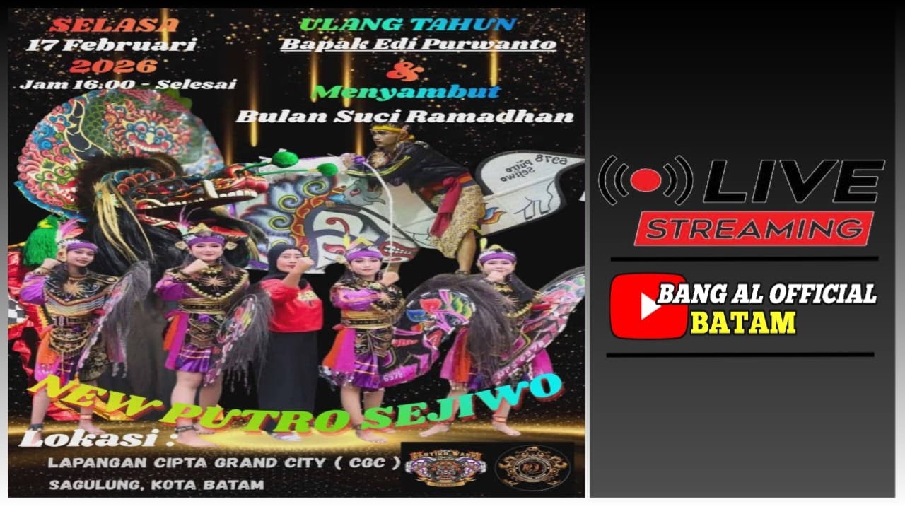 Live Jaranan NEW PUTRO SEJIWO di CGC Batam