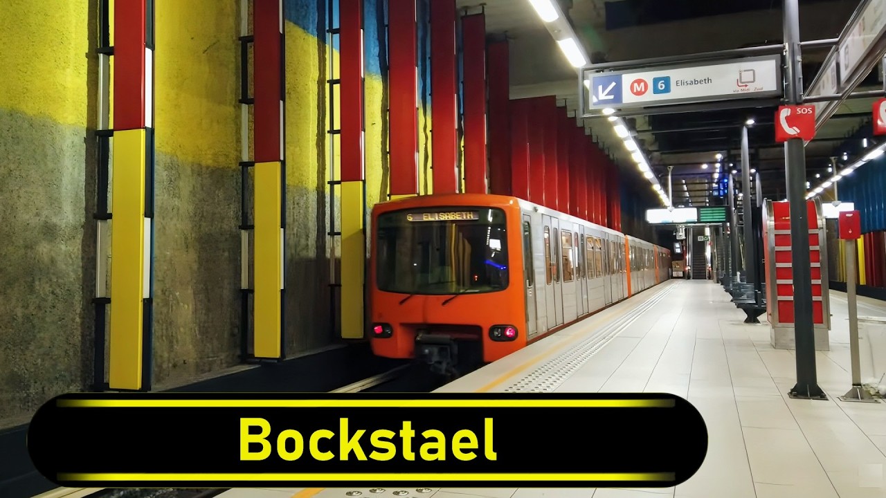 Metro Station Bockstael - Brussels 🇧🇪 - Walkthrough 🚶