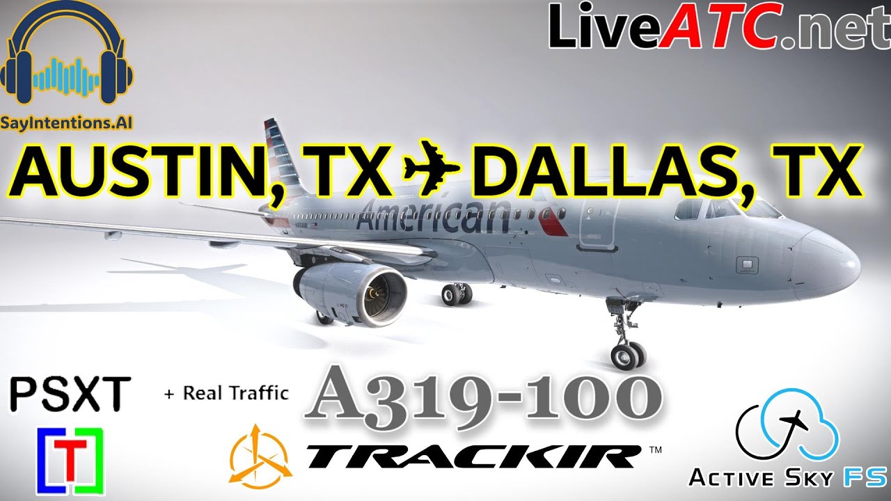 4K ULTRA HD  | ALMOST RED EYE TO DALLAS | KAUS-KDFW