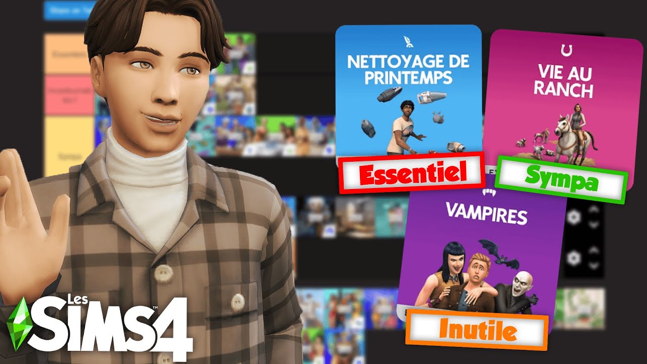 Je classe les extensions des Sims 4 en 2024 ! 🤔