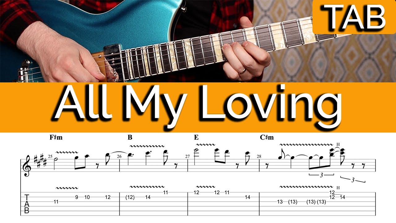 All My Loving - Guitar TAB (The Beatles)