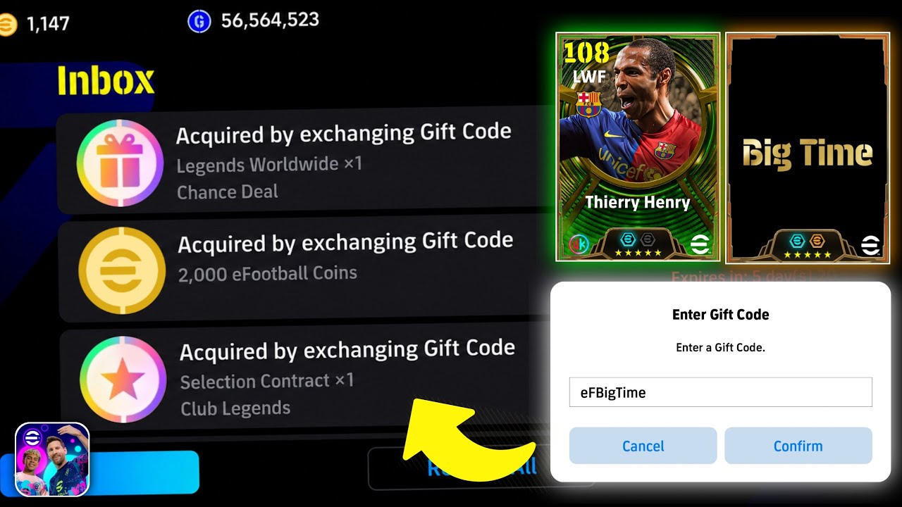 НОВЫЙ БЕСПЛАТНЫЙ ПОДАРОЧНЫЙ КОД в eFootball 2027&trade; 😱 Получи бесплатных ЭПИЧЕСКИХ игроков! 🎁