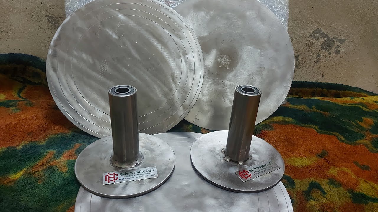 stainless steel cake turntable 4mm & 3mm 304 grade.