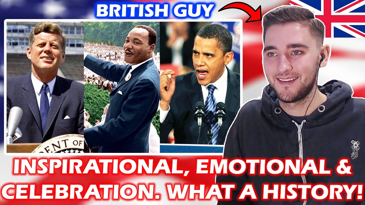 British Guy Reacts to Greatest Recorded Speeches in American History (1933-2008)