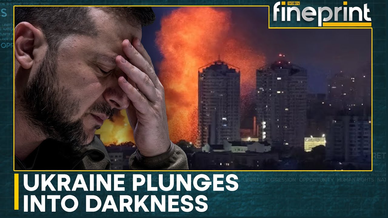 Russia-Ukraine War: Russian Drone Barrage Cuts Power for Thousands in Ukraine | WION Fineprint