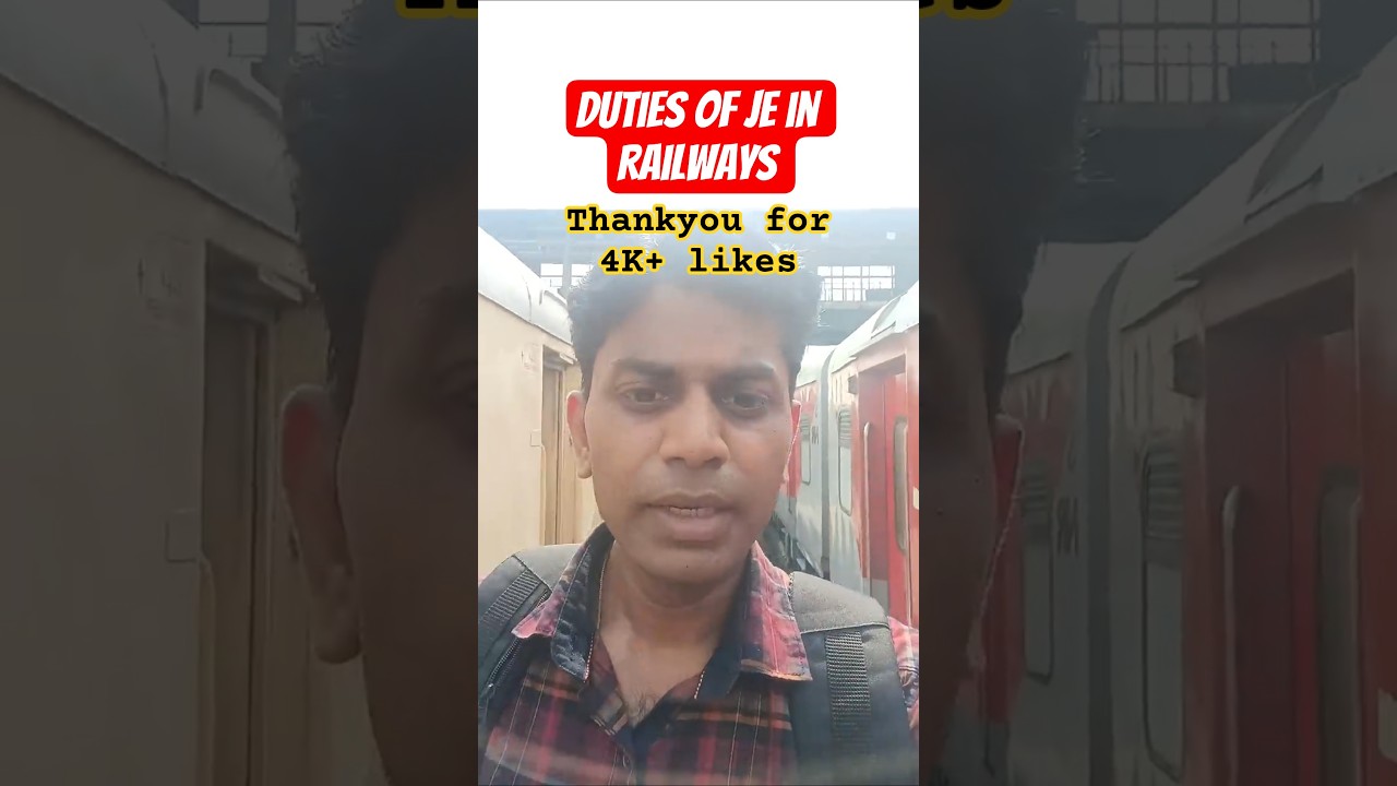 Duties of JE in Railways | Job Profile of Junior Engineer in Railways | RRB JE Exam #rrbje #rrbntpc
