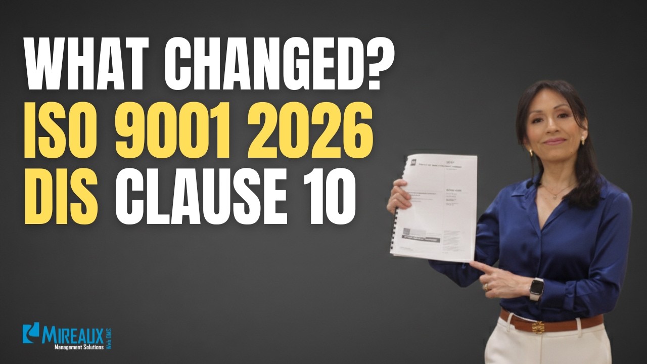 В стандарте ISO 9001 2026 DIS внесены изменения в пункт 10 и проведено сравнение с версией ISO 90...