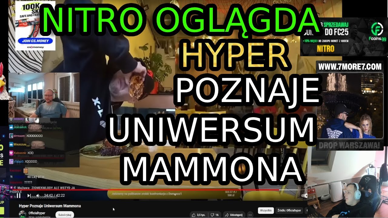 NITRO OGLĄDA HYPER POZNAJE MAMONA *ŚMIESZNE*