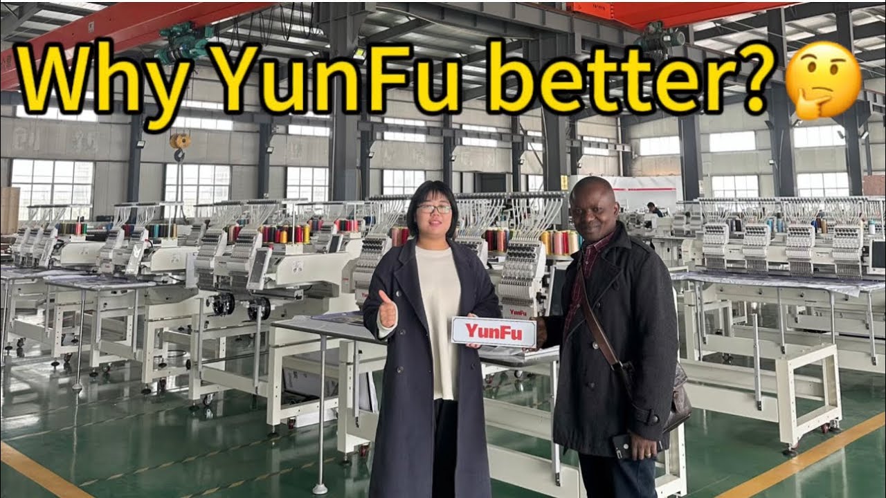 Why YunFu embroidery machine is better?#embroiderymachine #embroidery #automobile #machine #diy