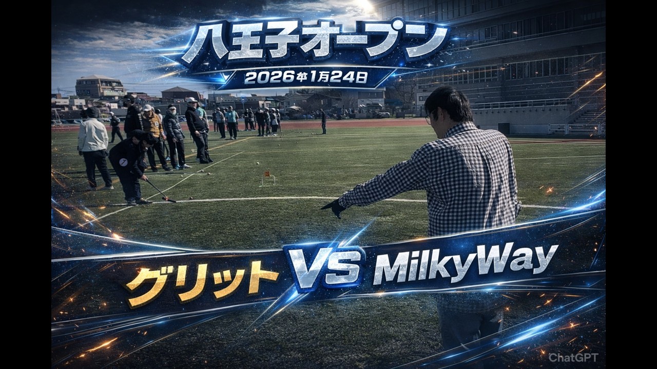 2026 八王子オープン 1日目 グリット vs MilkyWay　#gateball      #ゲートボール
