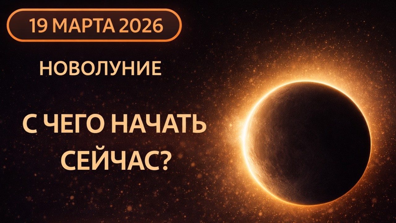 НОВОЛУНИЕ 19 МАРТА 2026: Тройной Портал Судьбы — Такого не было 18 лет!