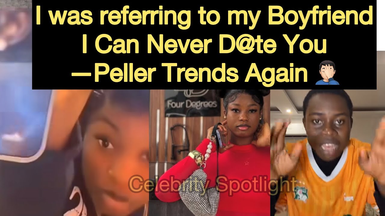 I CAN NEVER D@TE YOU PELLER FOR THESE REASONS &mdash;A SOCIALITE,KING MITCHY FIR&euro;S BACK AT PELLER