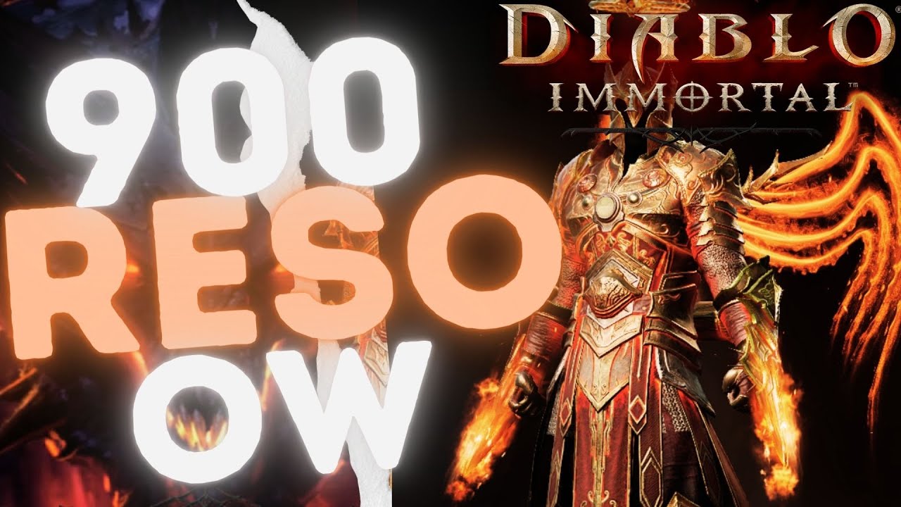 OW farm build WITH 900 RESO | Diablo Immortal