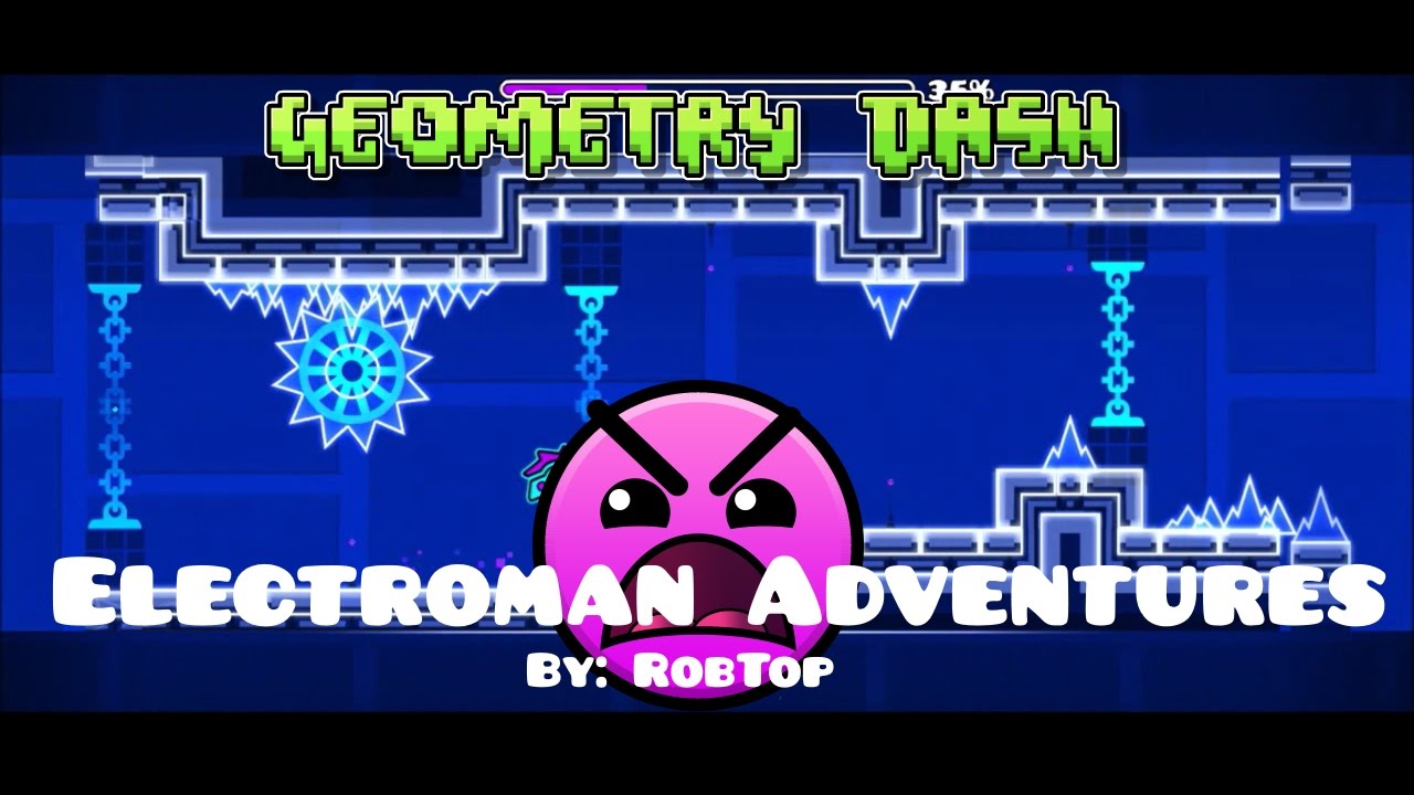 Geometry Dash - Electroman Adventures by RobTop (Level 13) (60fps)