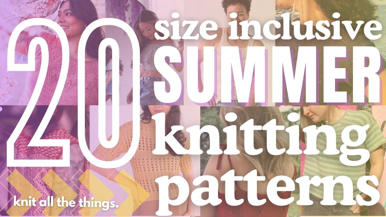 20 knitted tees, tank tops and more  20 warm weather cool Knitting Patterns