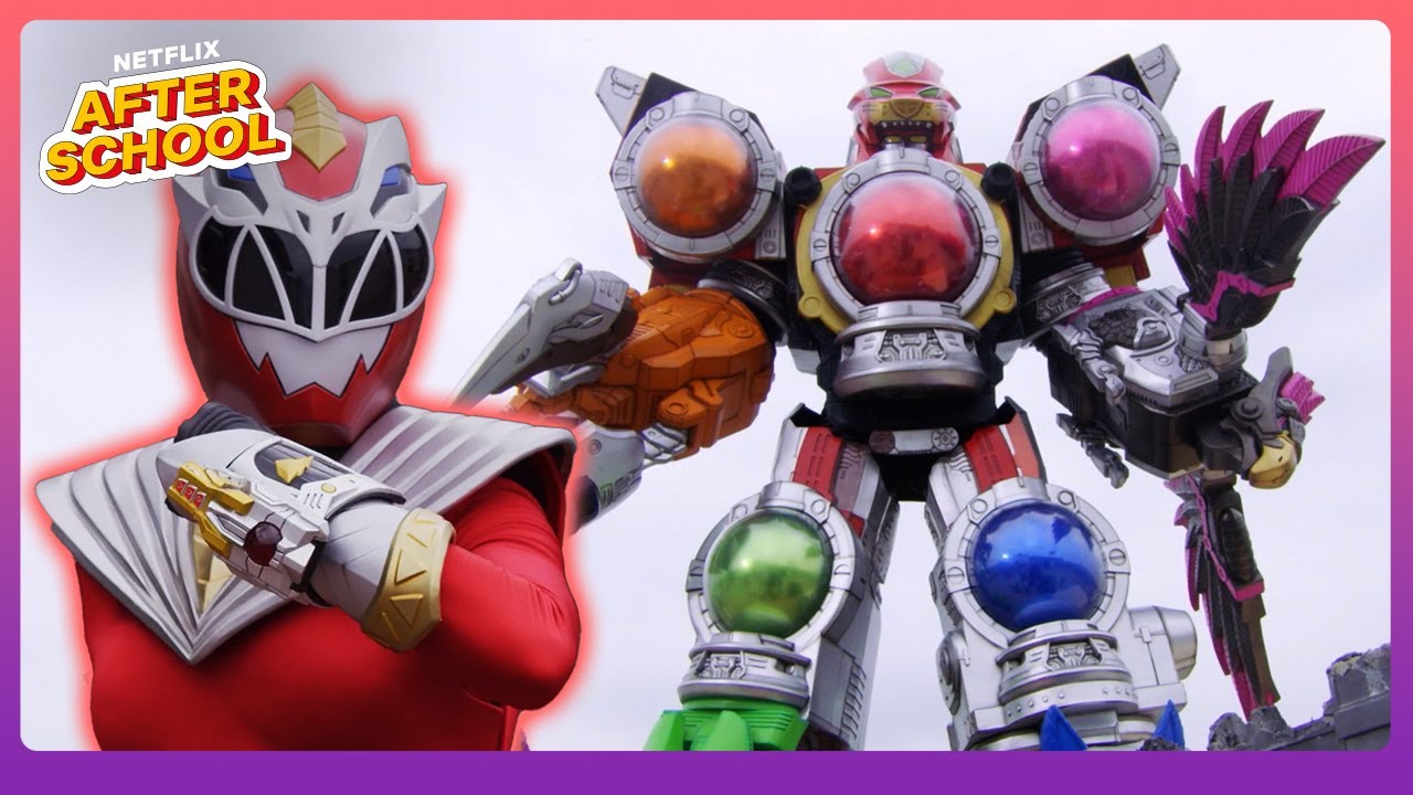 Unleashing the Cosmic Fury Megazord⚡️ Power Rangers Cosmic Fury | Netflix Family
