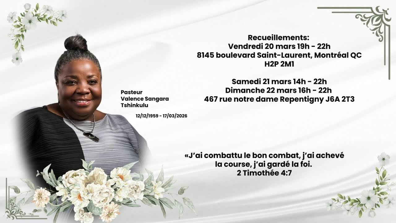 CULTE D'INTERCESSION || VENDREDI 20.03.2026