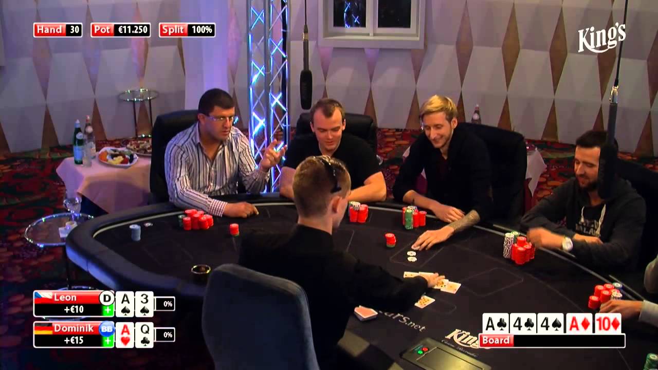 CASH KINGS E24 1/3 - DE - NLH 5/10 ante 5 - Live cash game poker show - Leon Tsoukernik
