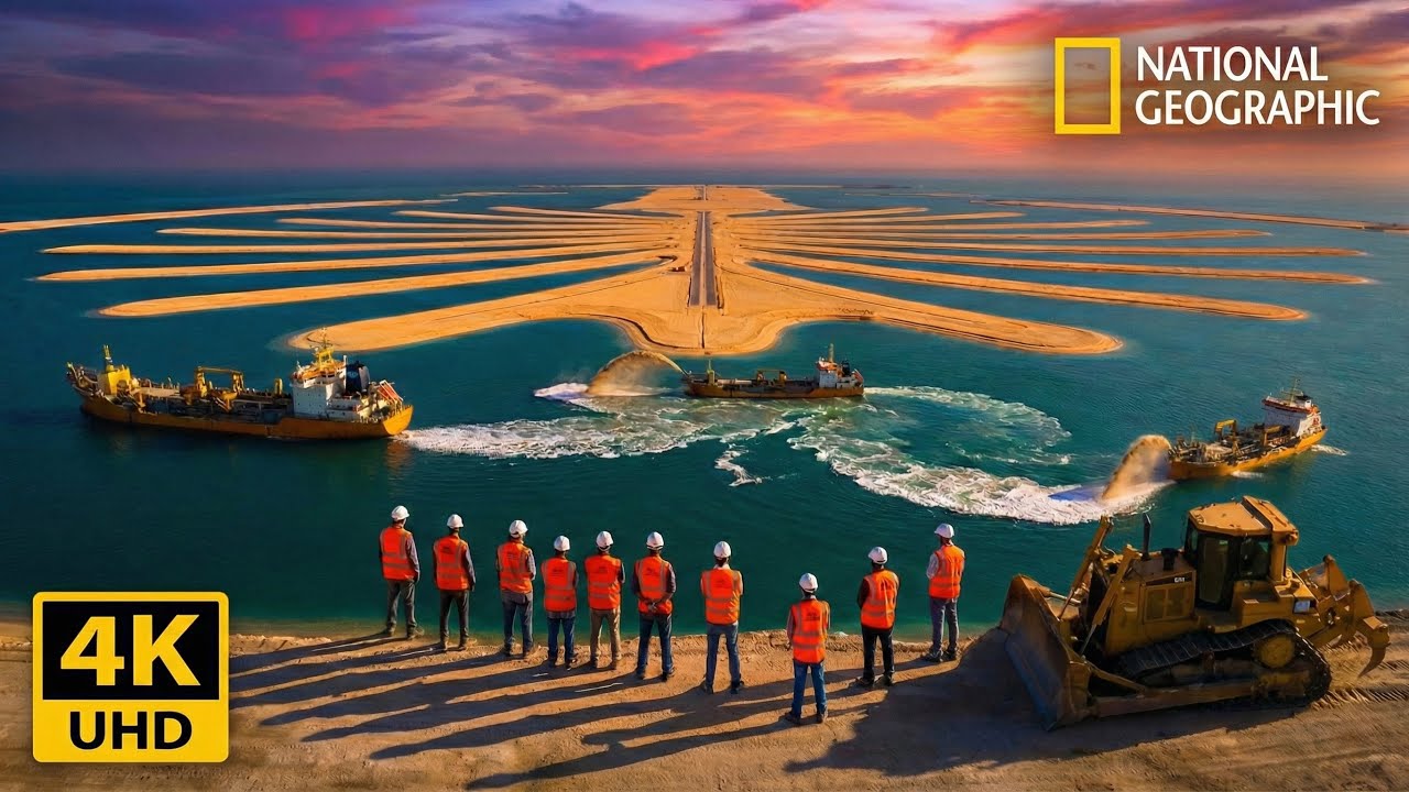 Inside the Life in Palm Jumeirah: Dumping 94 Million Cubic Meters of Sand to Build a Floating City