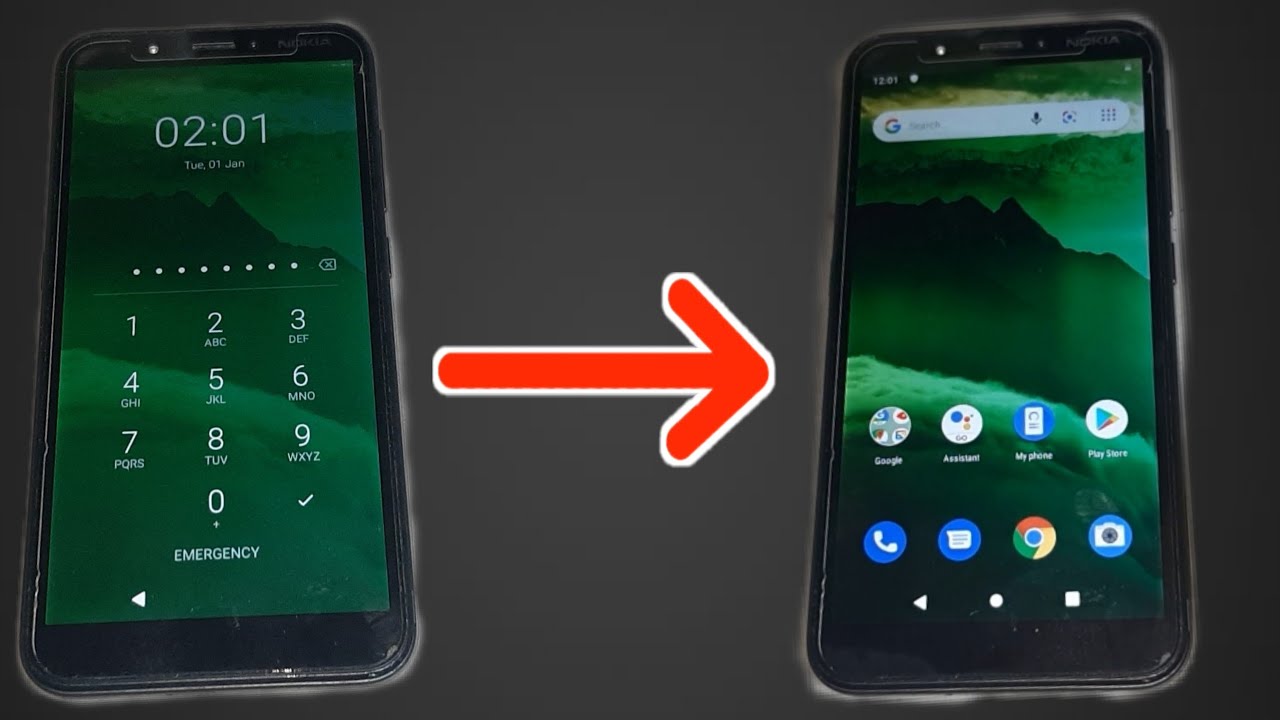 nokia 1165 hard reset (no wipe data option) nokia c1 ta 1165 pattern password pin remove Without PC