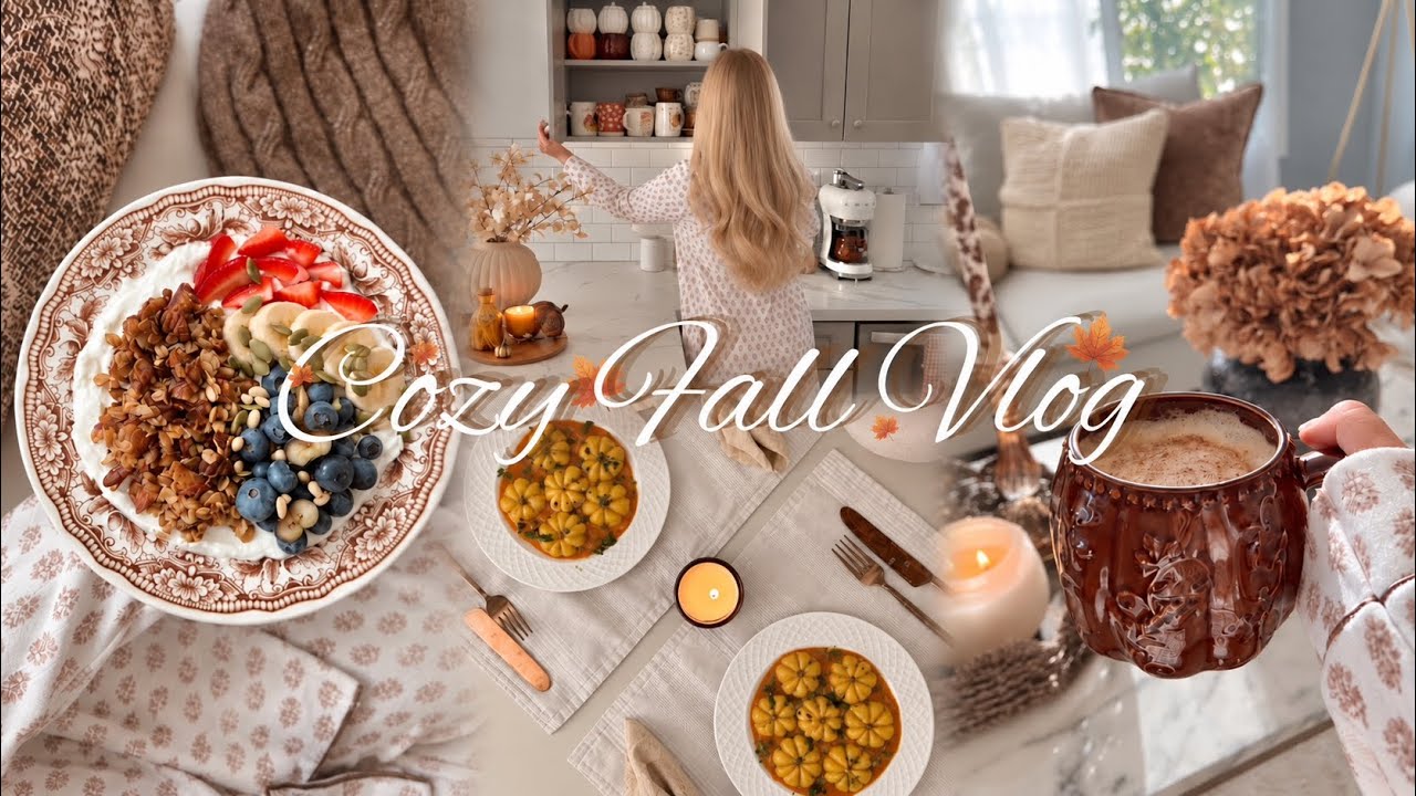 УЮТНЫЙ ОСЕННИЙ ВЛОГ🍂 Осенние покупки, вкусный рецепт и домашний уют