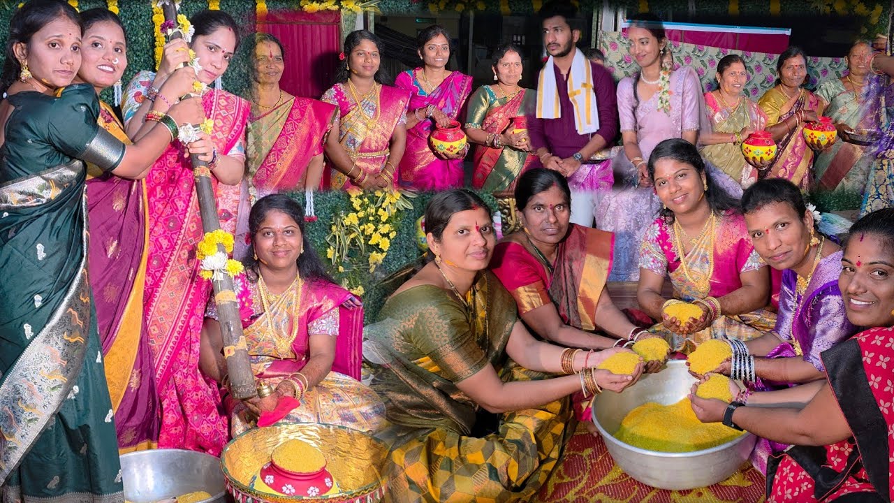 పెళ్లి కి ముందు కూరల్లు, తాళంబ్రాల బియ్యం#AJAY MARRIAGE || MKTV VLOGS #MKTVVARSHINI #VLOG 793