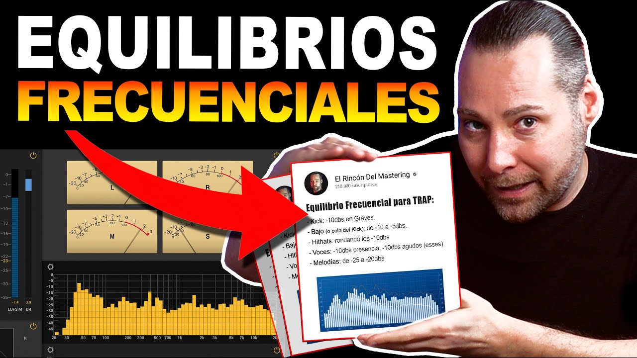 EQUILIBRIOS FRECUENCIALES para MEZCLA 👉 Trap, Rap, Reggaeton, M. Acústica...