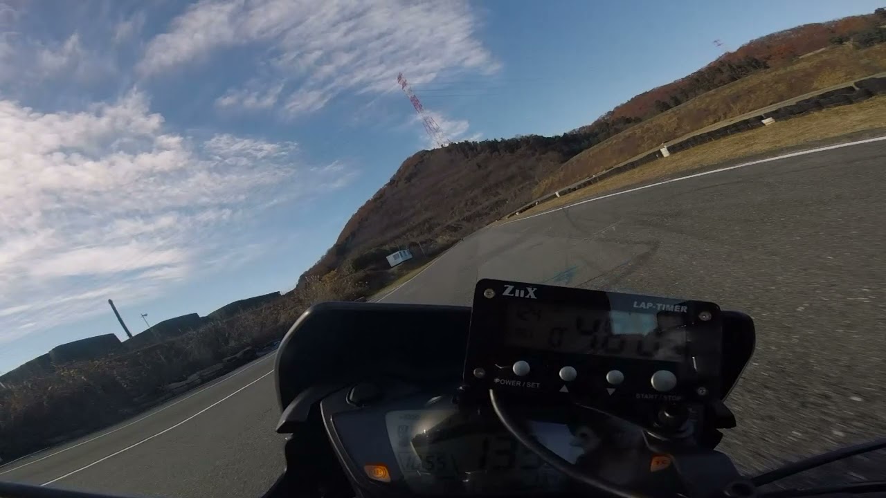 20211211 本庄サーキット　44秒くらい GSX-S1000