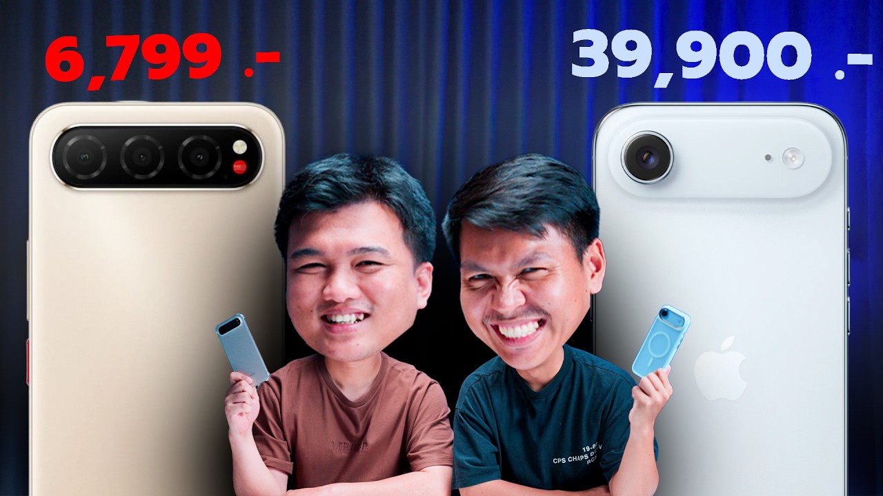 iPhone Air vs nubia Air | ห่างกันหลายหมื่น แต่บางเหมือนกัน