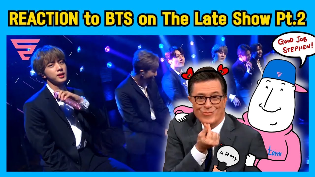 [BTS Glorious Moments] It Made Both BTS & The Late Show SMILE!! It Was 