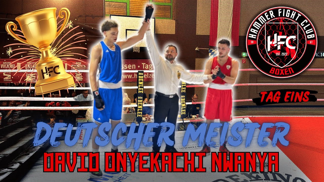Deutscher Meister U19 David Onyekachi Nwanya - TAG EINS